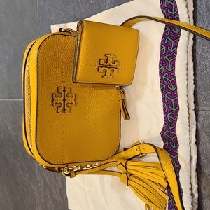 Tory Burch McGraw Handbag and Wallet